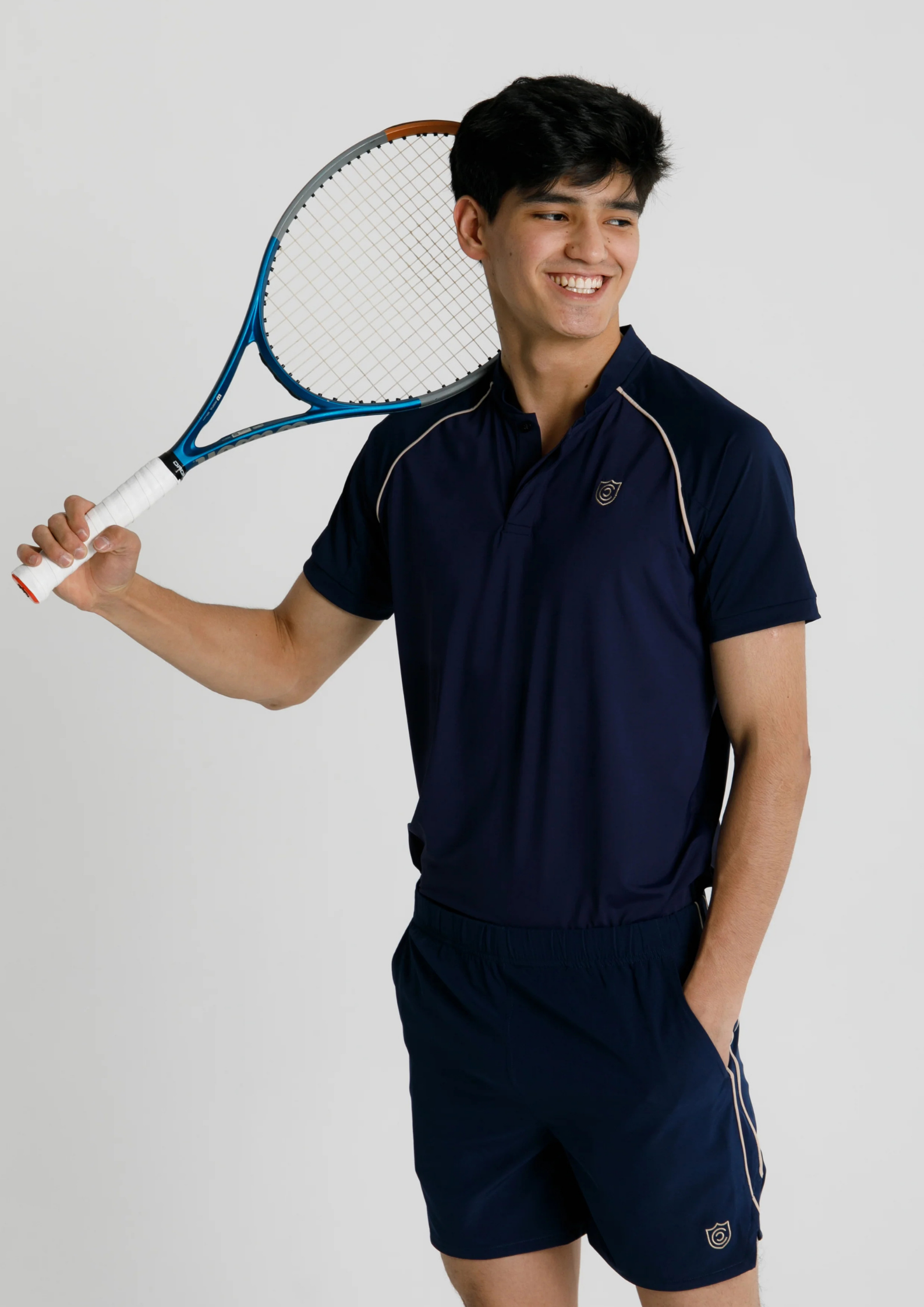Mandarin Collar Performance T-Shirt