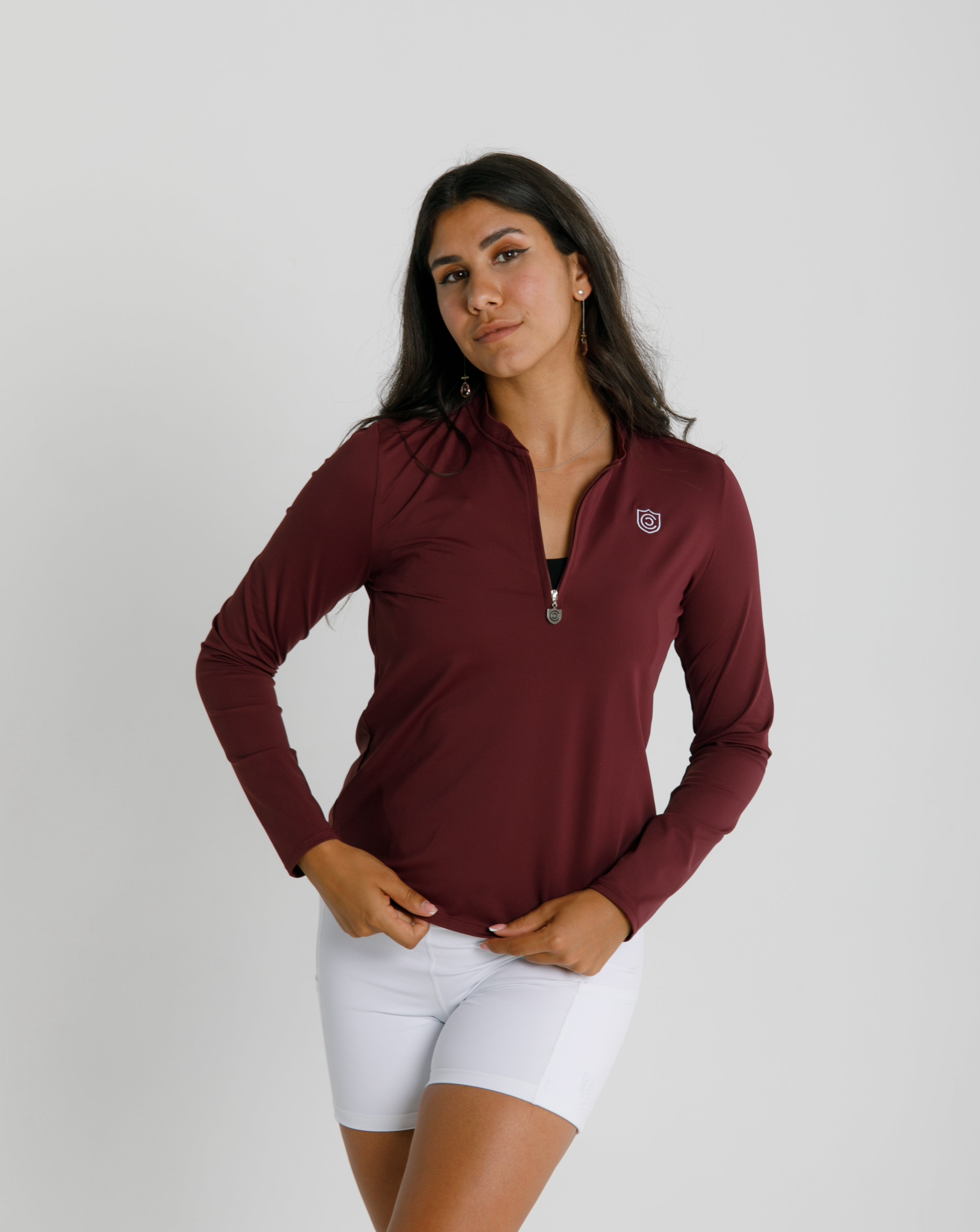 Stunning Maroon Long Sleeve Top