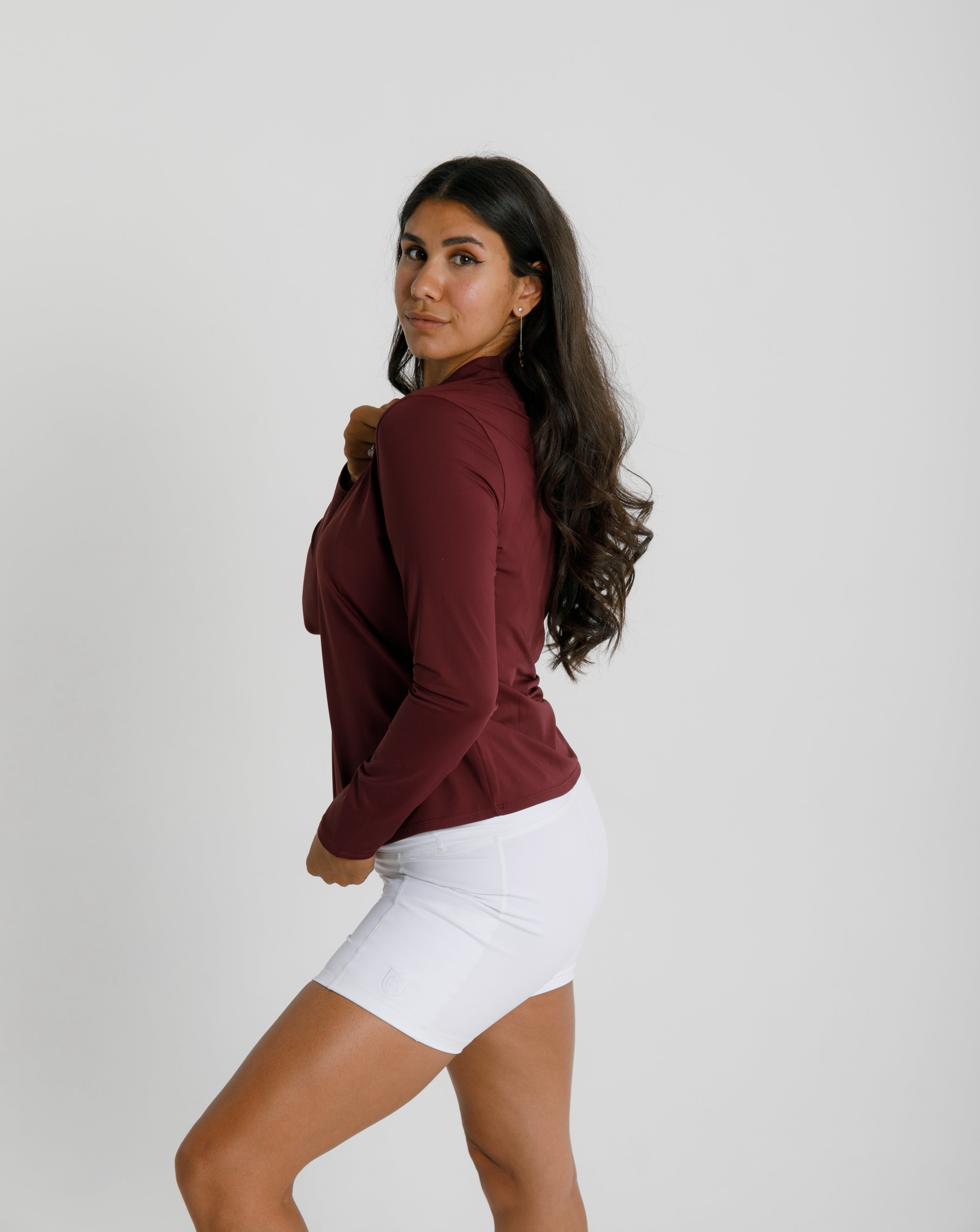 Stunning Maroon Long Sleeve Top