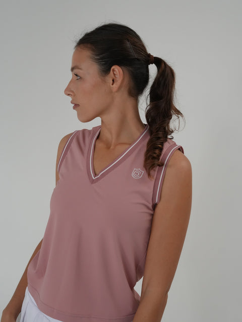 Blush pink V - Neck