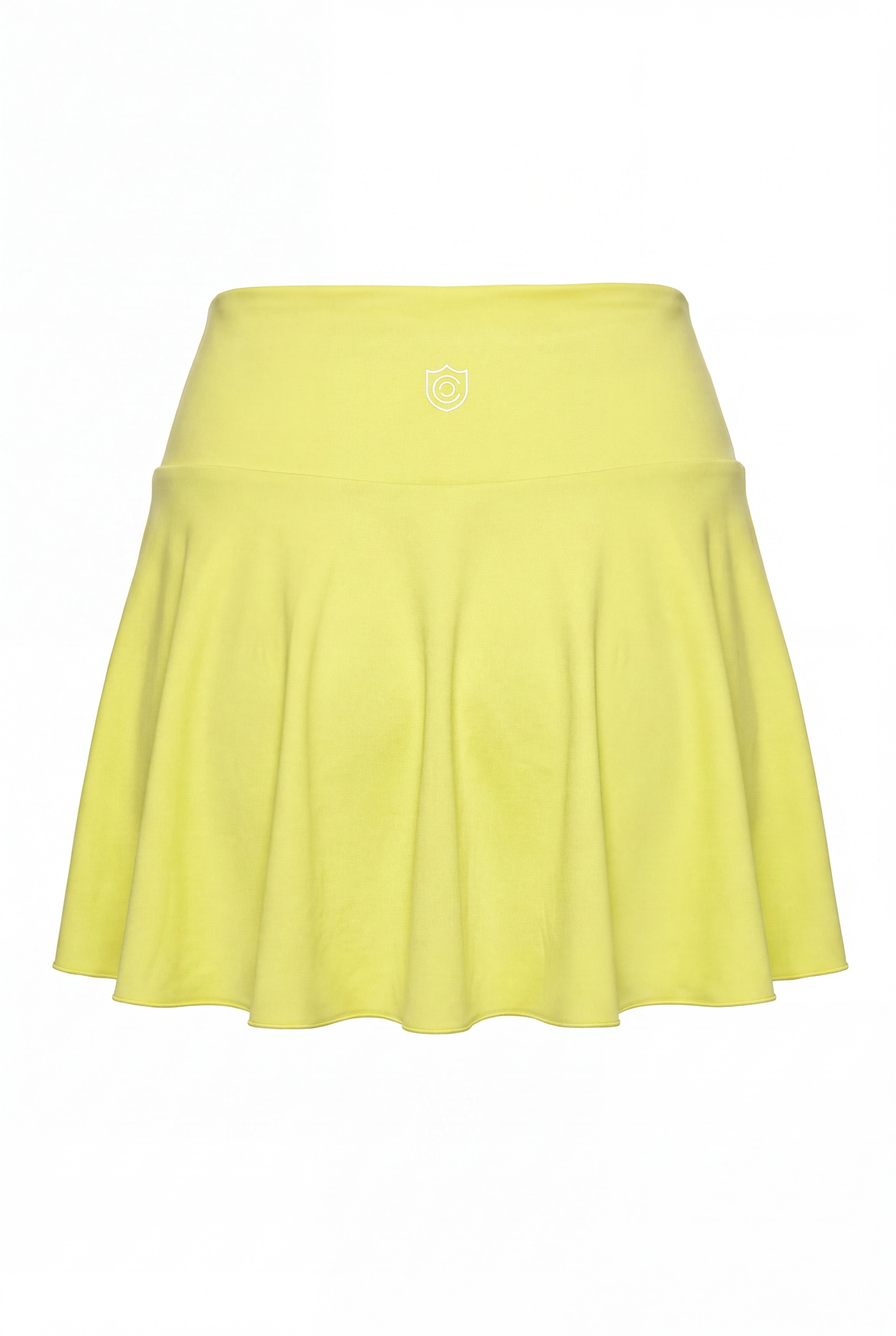 Yellow Pleated Skirt